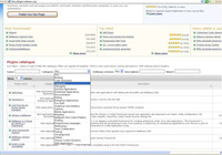 Captura de pantalla donde se muestra uno de los pasos del proceso de adición de módulos y plugins en NetBeans de NetBeans 6.9.1. 