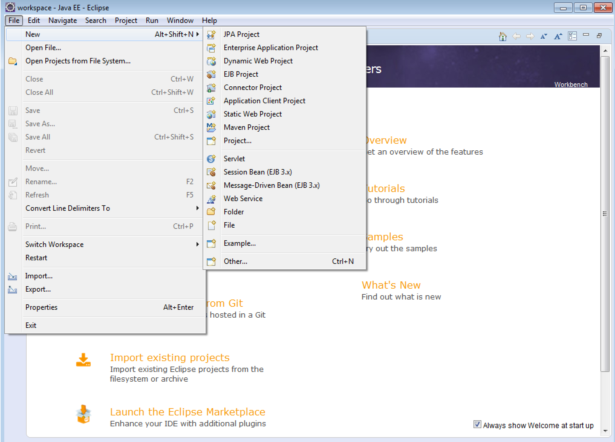 Ide Eclipse para Java EE