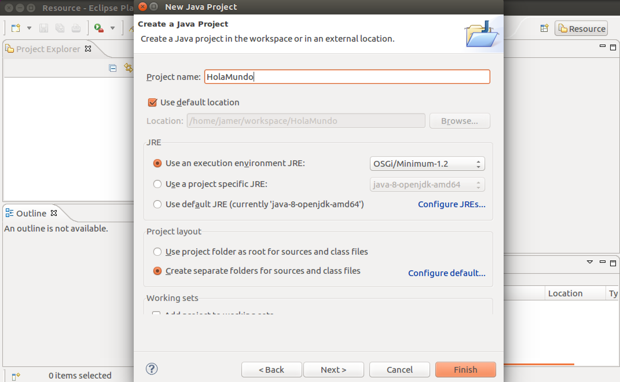 Ejecución de Eclipse en GNU/Linux