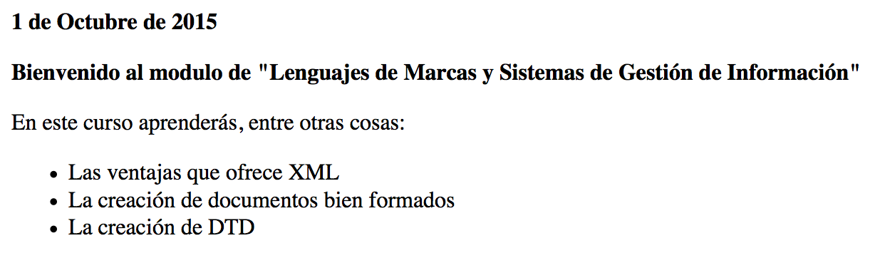 Ejemplo de documento HTML