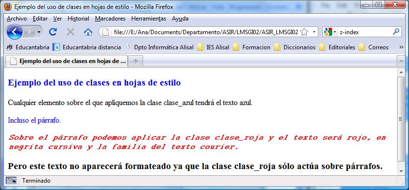 Previsualización del código HTML