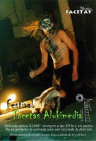 Cartelera del festival de teatro Facetas Alukimedia