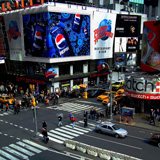 Una de las calles principales de Nueva York.