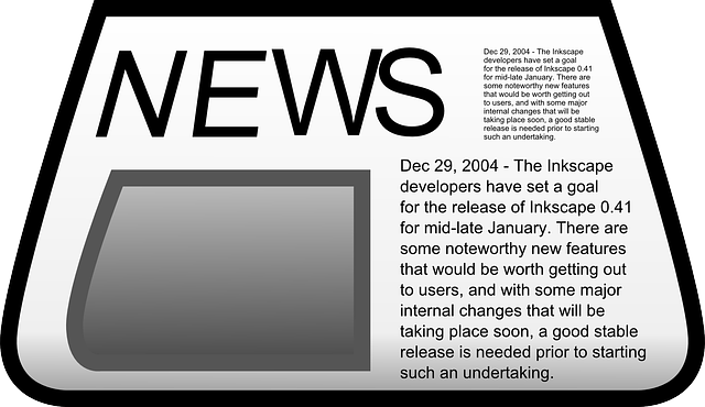 Primera página de un periódico