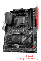 Chipset actual en una placa base 