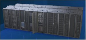 Imagen del superodenador español llamado Caléndula instalado en  Universidad de León,gestionado por la Fundación del Centro de Supercomputación de Castilla y León.