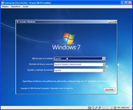 Captura_6. Ventana para la elección del idioma de laintalación.