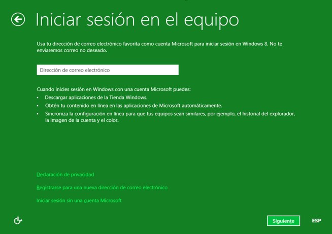 Activar/Desactivar el uso compartido y conexión a dispositivos