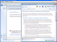Muestra los requisitos para el cifrado de unidad. Uno de ellos es la activación de Bitlocker requiere un TPM o Módulo de plataforma seguro, o un dispositivo extraíble donde se almacene la clave de inicio de Bitlocker.