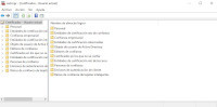 Muestra la consola de gestión de certificados (Windows EFS) aparece en el bloque de Certificados-Usuario actual y colgando de el los contenedores: Personal, Entidades de certificación raíz de confianza, Confianza empresarial, Entidades de certificación intermedias, entre otros.