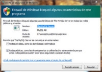 Pantalla de instalación/configuración del servidor Apache con Xampp en Windows.