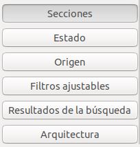 Opciones de Synaptic