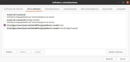 Añadiendo repositorio de forma gráfica