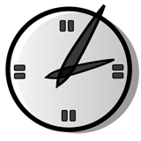 Icono que muestra un reloj.